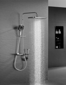Wall Mounted Bathroom Shower Mixer Set